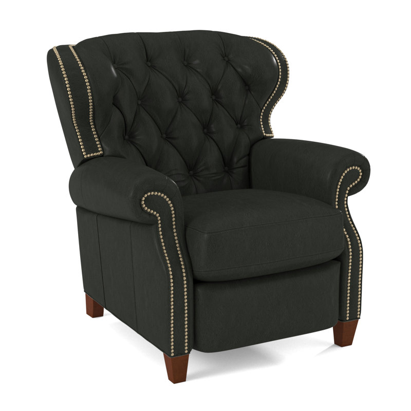 Recliner, English Saddle, Salvador Asphalt