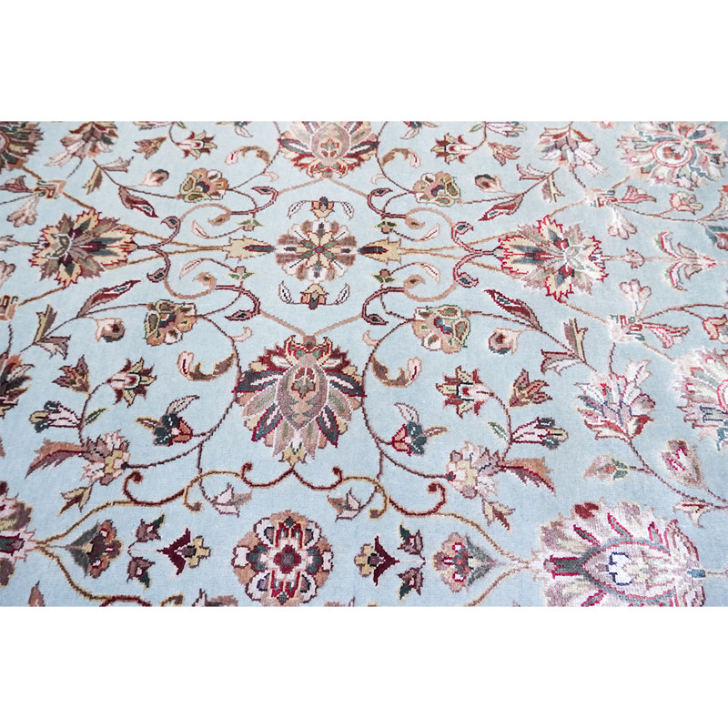 Hand Woven Wool Area Rug, Rectangle 5' x 8'