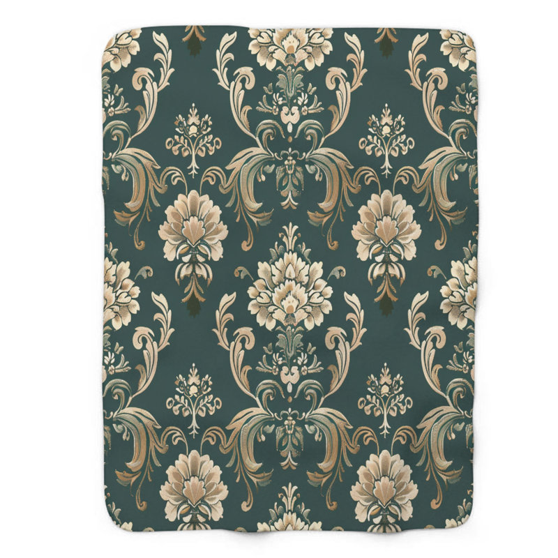 Timeless Patterns - 1 pièce Sherpa Premium, Grand lit