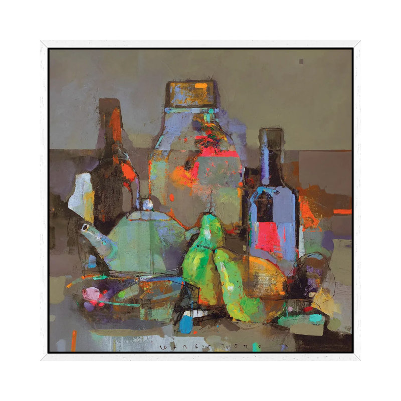 Evening Still Life by Viktor Sheleg - Gallery-Wrapped Canvas Giclée on Canvas, 93.98 cm H x 93.98 cm W, White Framed