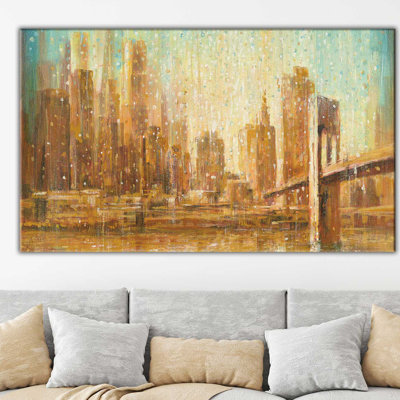 " Champagne City IV " Acrylic Print