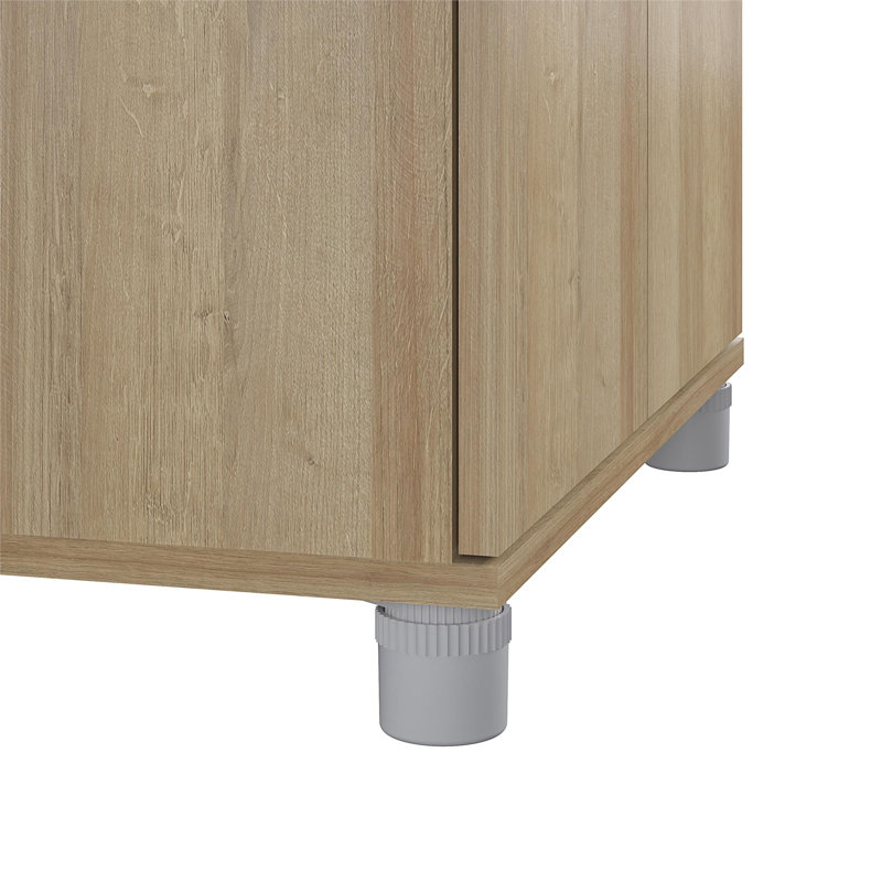 Armoire de rangement l 24 po Aleg, Naturel
