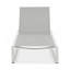 Chaise longue d'extérieur réglable à 5 niveaux à 2 niveaux, structure en aluminium durable en filet de textilène, parfaite pour la détente sur le patio et la piscine