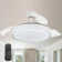 Aadvik 42" Retractable Ceiling Fan with LED Lights and Remote, 6-speed Reversible Fan