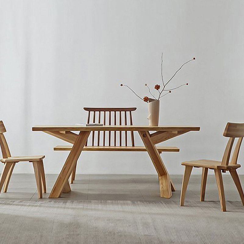 Table de salle à manger moderne Modern Burlywood, 62.99