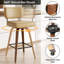 Tabouret pivotant rembourré à hauteur de bar-1822173827
