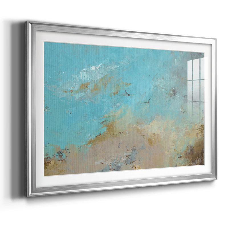 Just The Two Of Us - encadré avec cadre biseauté et verre, H 30 po x l 44 po x P 1,5 po, Argent