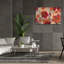 «Epent Graffiti» «Magenta and Coral Floral» par Silvia Vassileva, art mural sur toile, 60 po x 40 po-117052971