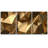 Luxury Abstract Polygonal Background 3D Effect Rendering Canvas 3 Pieces Print-56497835