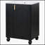 Meuble-lavabo 24 po avec lavabo, tablette d'armoire, rangement latéral ouvert, bois massif, fermeture en douceur-976545873