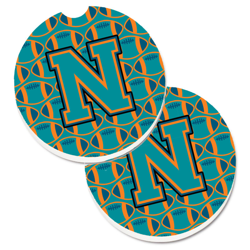 Sous-verre de football, N, Grenat / or