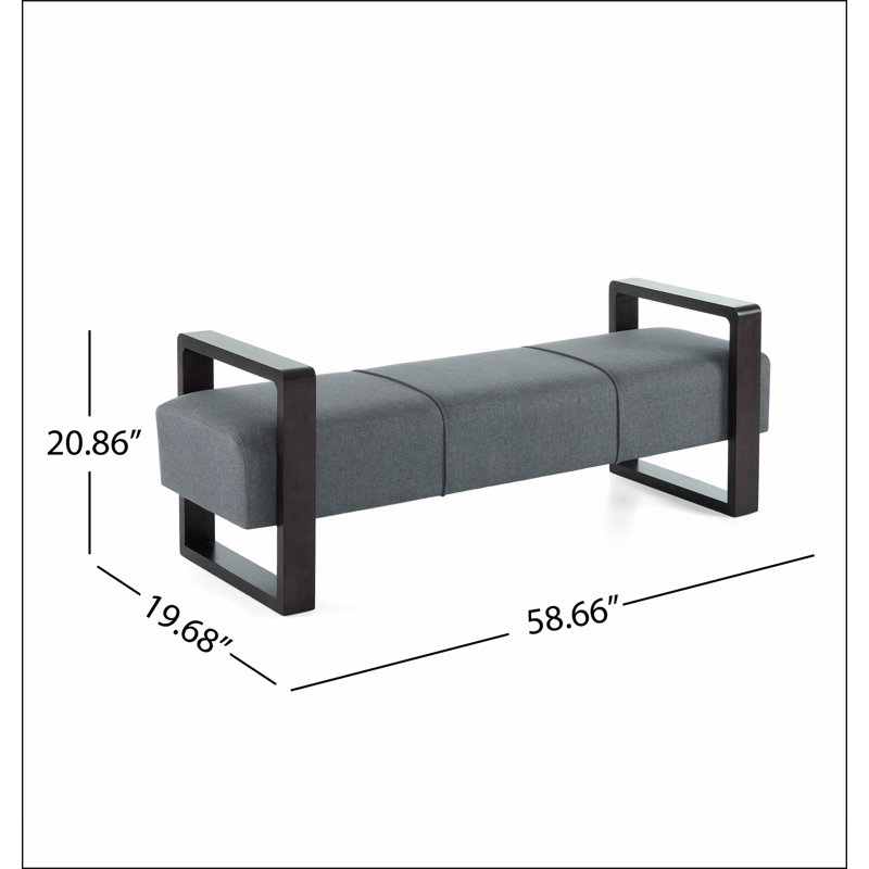 Sleek and Stylish Long - shaped Ottoman