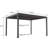 Gray Outdoor Louvered Aluminum Pergola-90611424