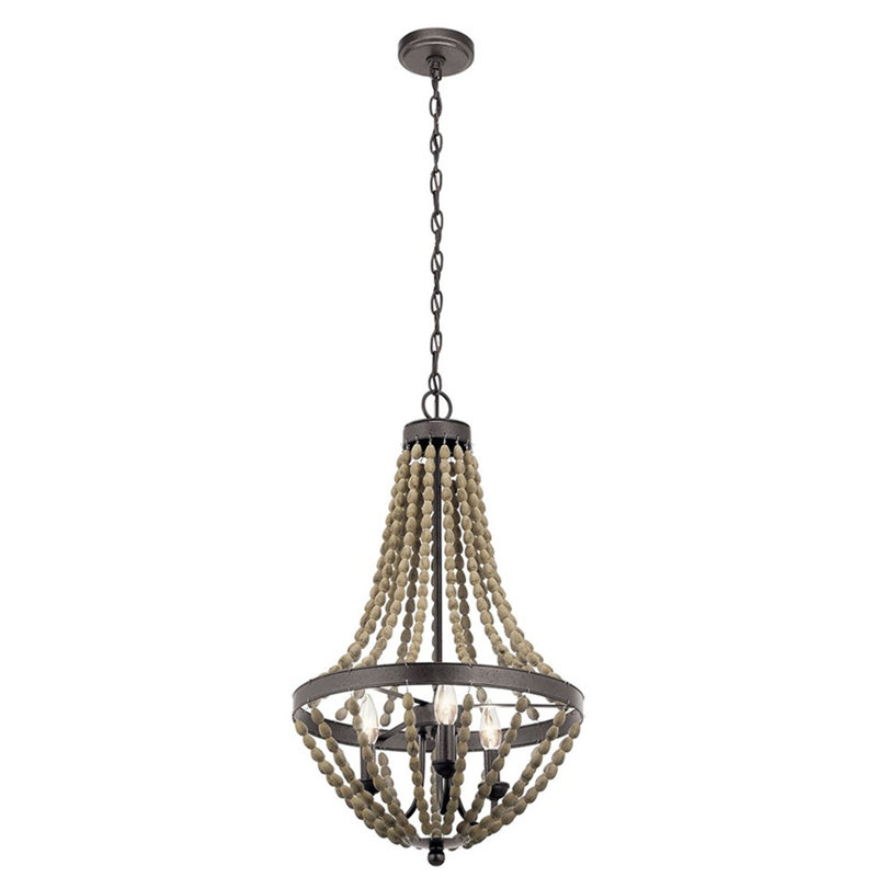 Lustre empire 3 lumières Mojtaba