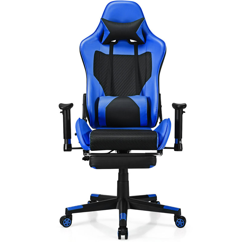 Fauteuil de jeu, Bleu et noir