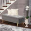 Banc de rangement rembourré avec couvercle Yvonne-305322593