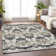 Premium Machine Washable Prisco Black Rug
