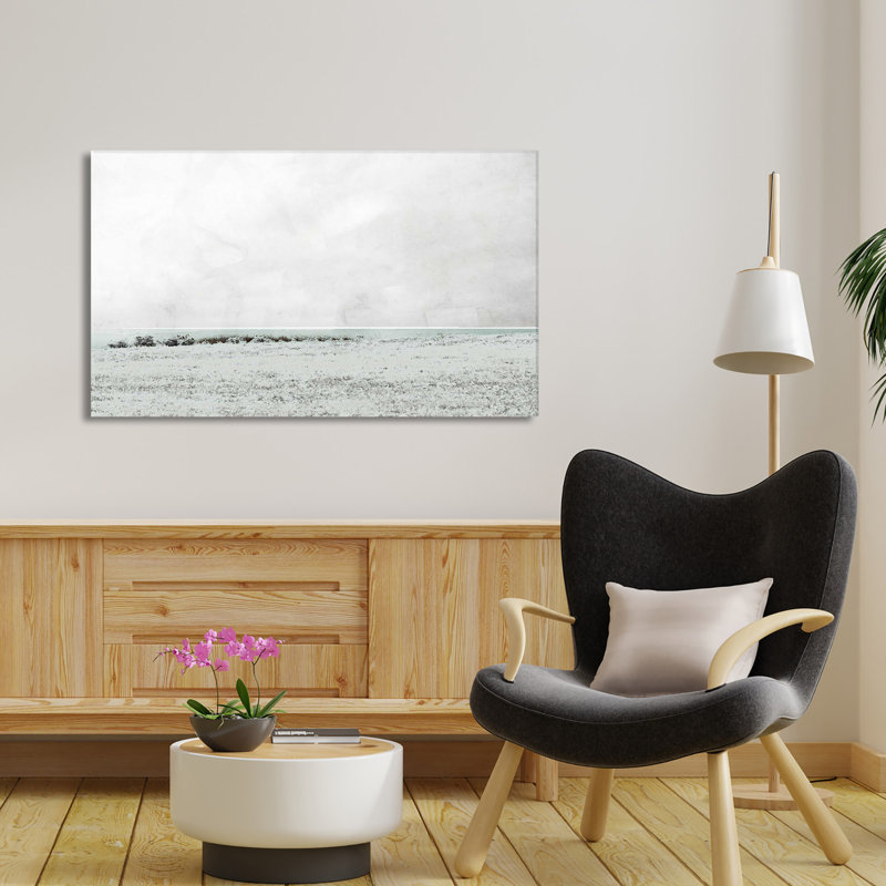 Vue de grange - peinture, L 30 po x H 18 po, Toile tendue