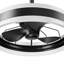 Ventilateur de plafond pour chambre à coucher avec éclairage, luminaires à DEL intelligents avec télécommande et ensemble d'éclairage inclus