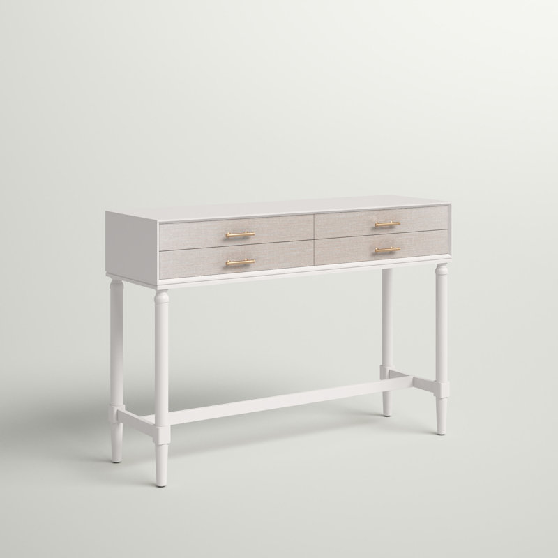 Console 42 po Peters, Blanc
