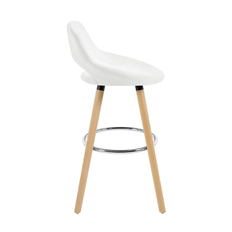 Thierry 68cm Bar Stool, White