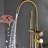 Single Handle Freestanding Tub Filler Floor Mount Bathtub Faucet With Handheld Shower-122461422