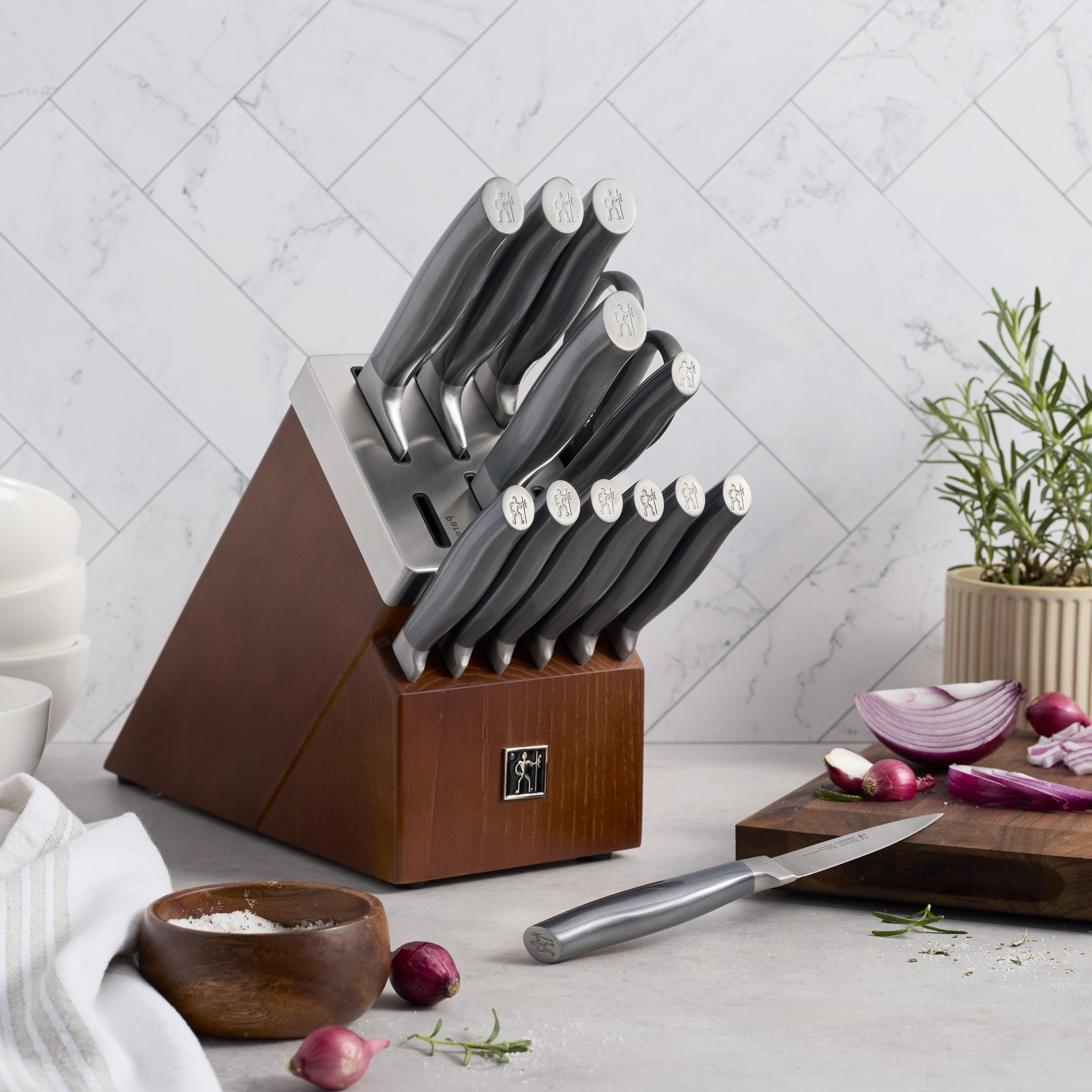 HENCKELS Graphite 14-Piece Self-Sharpening Block Set & Reviews | Wayfair