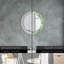 Huldar Glass Flat Wall Mirror