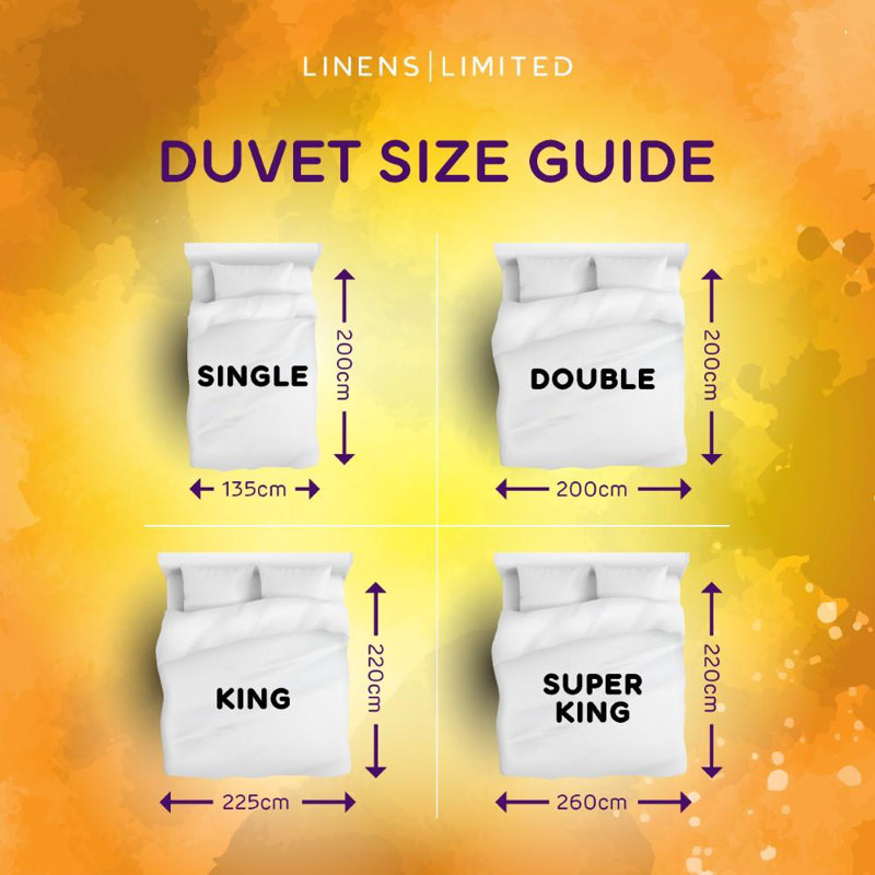 Linens Limited Bedtime Bliss Duvet, Made in the UK, All Year Round Quilt, Soft and Comfy, Hollowfibre, Machine Washable