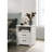 Elara 22"W  2-Drawer Nightstand Bedside Table With USB Charging  Ports-1596522358