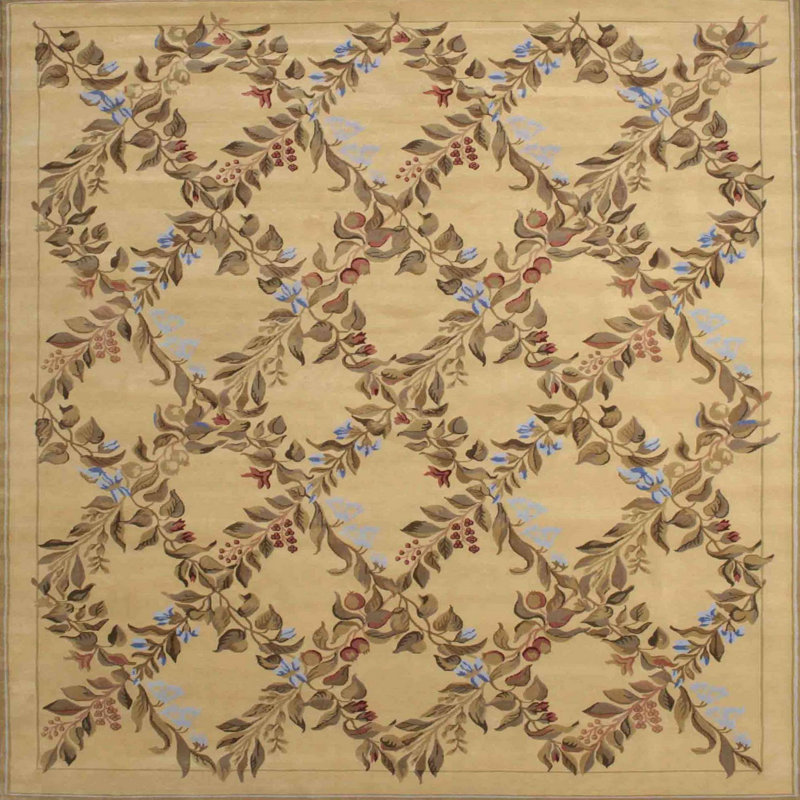 Mylie Floral Indoor Rug, Square 6'