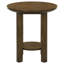 Table de bout Crispin Brown 22 po