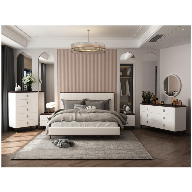 Adetutu Upholstered Platform Bed, Queen