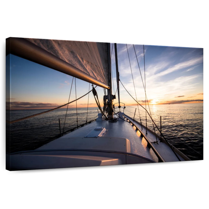 Mehar Yacht To Sunset, H 32 po x l 48 po