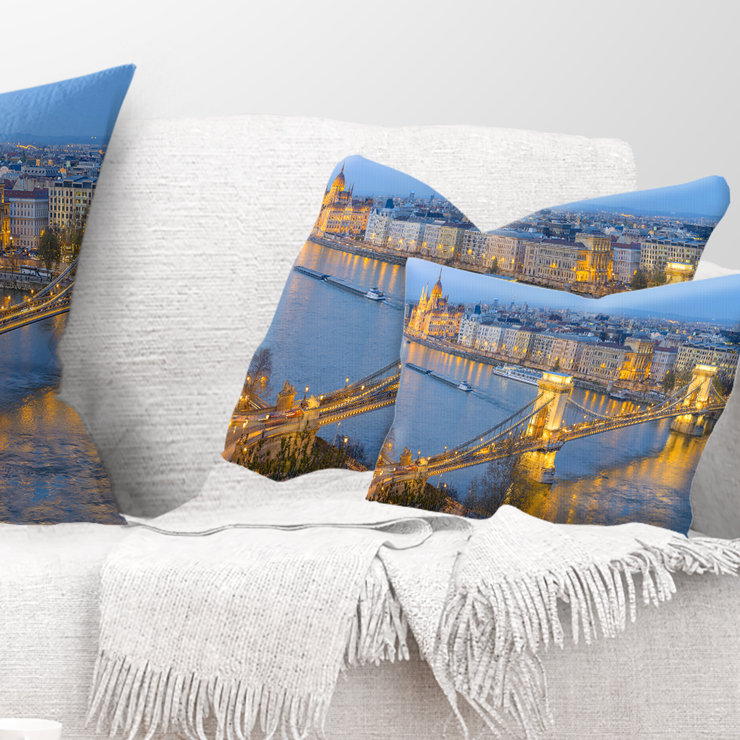 Housse de coussin rectangulaire et insert