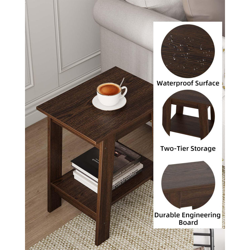 End Table, Dark Brown