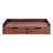 Casiano Solid Wood Floating Shelf with Drawer-932090899