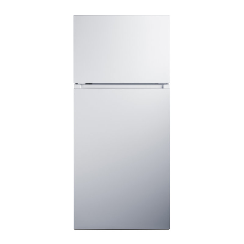 Summit Appliance 30" Wide Top Mount Refrigerator-Freezer With Icemaker, White, Left Handed