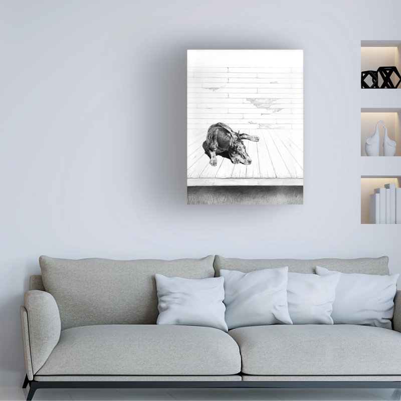 Œuvre sur toile «bolologic Darlene Pavlovich», H 19 po x l 14 po