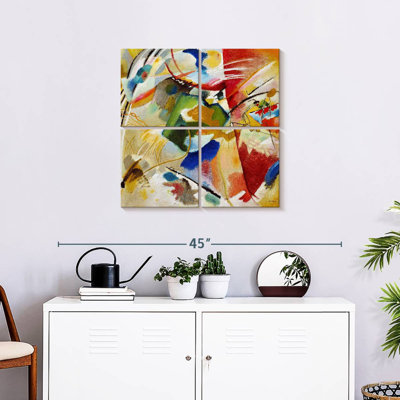 Peinture avec centre vert