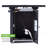 Outdoor Propane Fire Pit Table,50,000BTU, Outside Gas Dinning Fire Table With Lid, Rattan & Wicker-Look, Lava Stone,ETL Certification, With Adjustable Flame Apply To Garden Patio Backyard