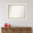 Eva White Gold Bathroom Vanity Non-Beveled Wall Mirror-1387834050