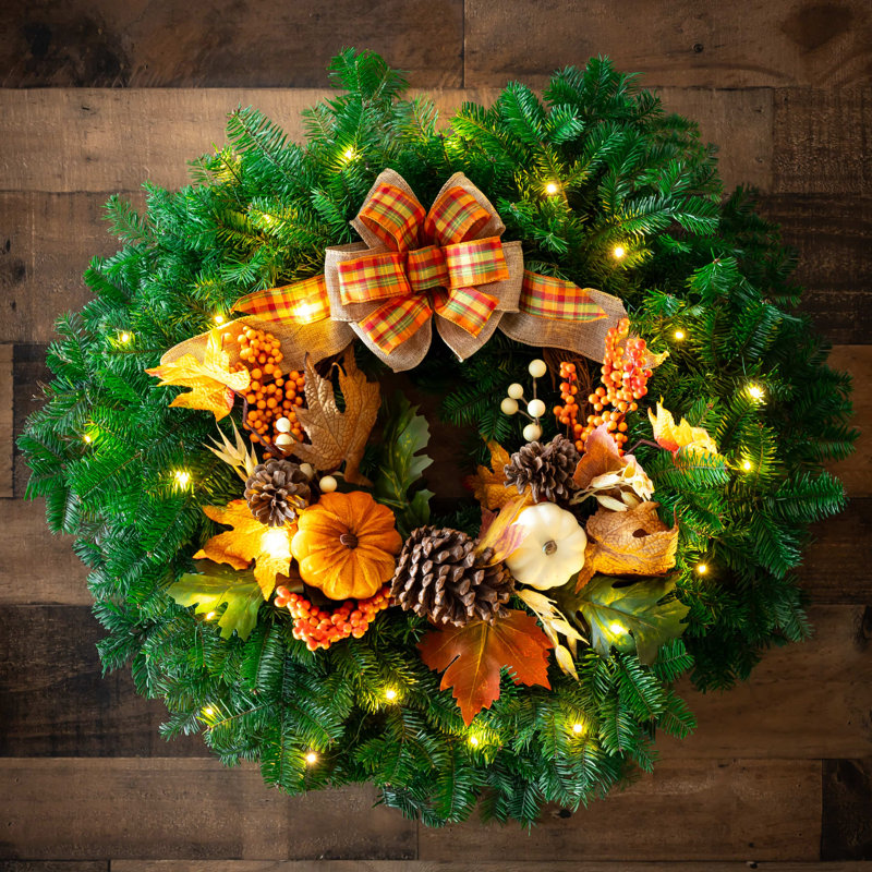 Amber Bounty Wreath