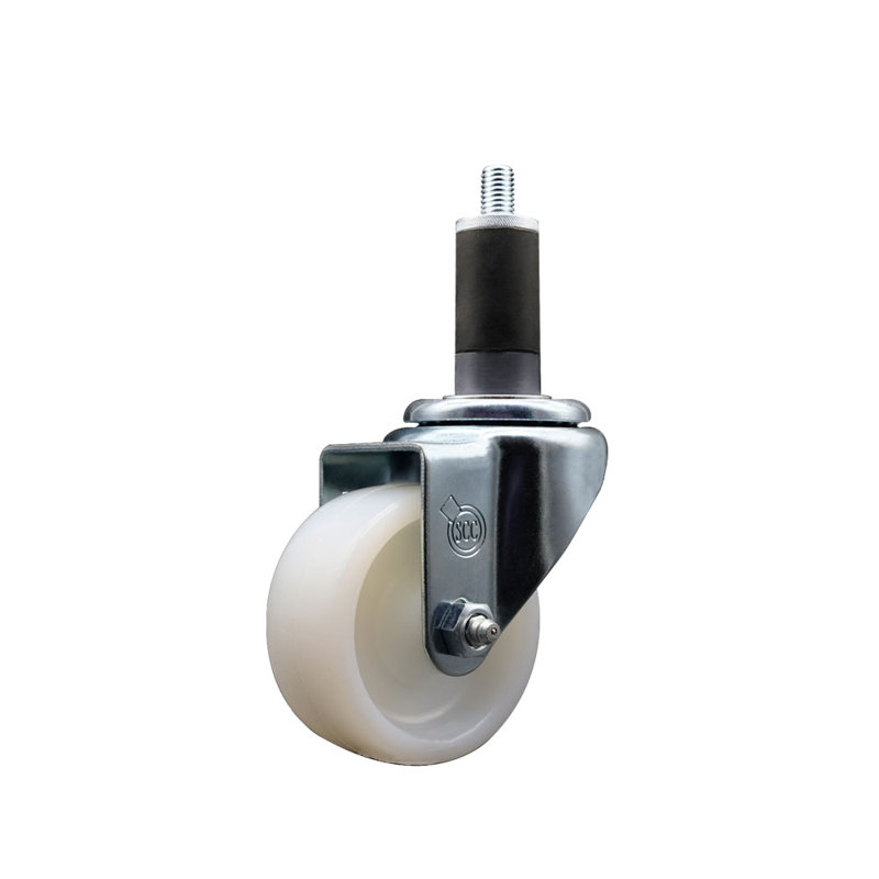3 Inch Nylon Wheel Swivel 1-1/4 Inch Expanding Stem Caster SCC