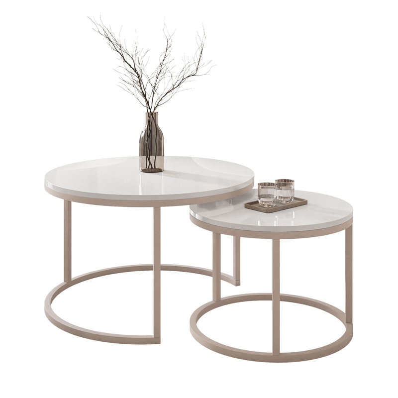 Adaliz Coffee Table,  White