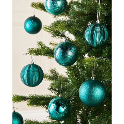 9.29cm Solid Colour Plastic / Acrylic Bauble