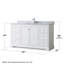 Ensemble de meuble-lavabo simple 60 po Avery-80213029-41604589