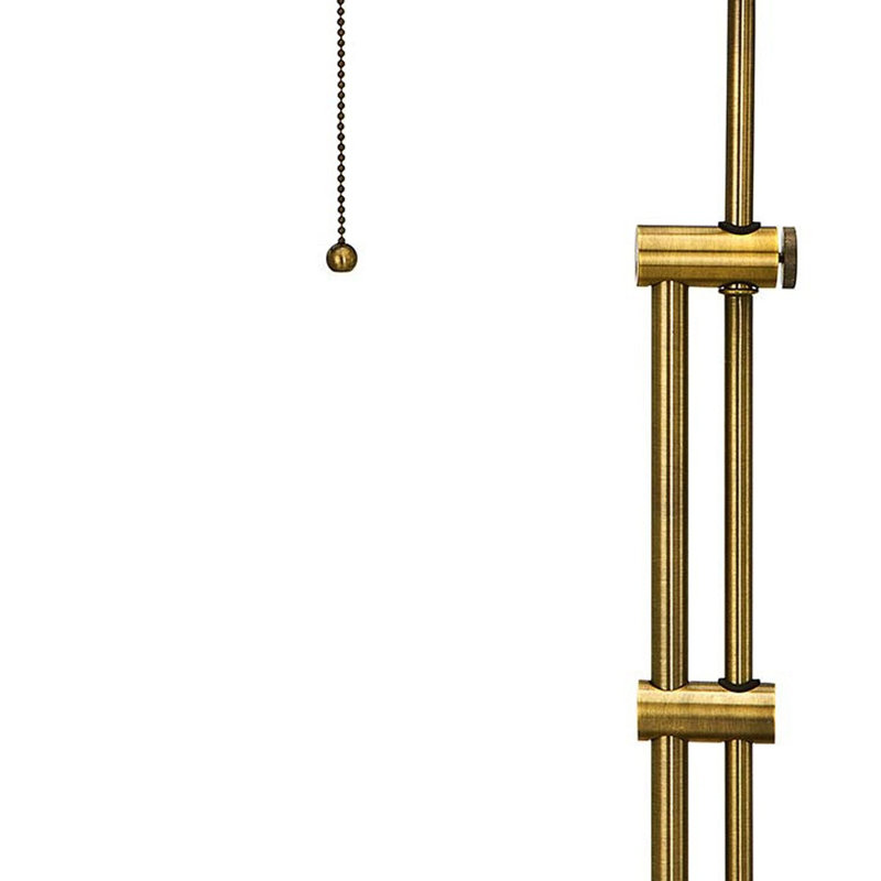 Lampe de table en métal Dekorion, Laiton antique