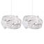 19.5cm H Plastic Novelty Pendant Shade ( Uno ) in Transparent