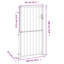 Barrière argentée en acier inoxydable-97814113